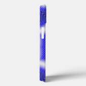 抽象芸術波、青い星およびサファイア宝石 Case-Mate iPhoneケース (裏面 / 右)