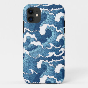 抽象芸術波 iPhone 11 ケース