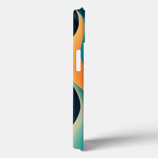 抽象芸術波 Case-Mate iPhoneケース (裏面 / 右)