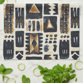 抽象芸術泥の布のパターン キッチンタオル (折り畳み)