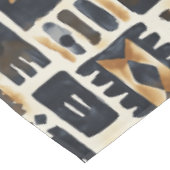 抽象芸術泥の布のパターン テーブルクロス (アングル)