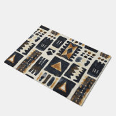 抽象芸術泥の布のパターン ドアマット (アングル)