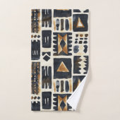 抽象芸術泥の布のパターン バスタオルセット (ハンドタオル)