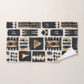 抽象芸術泥の布のパターン バスタオルセット (ハンドタオル)