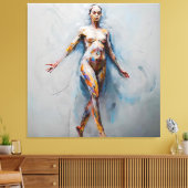 抽象芸術流動性 キャンバスプリント (インサイチュ (リビング))