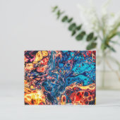 抽象芸術流動芸術 ポストカード (スタンド正面)