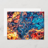 抽象芸術流動芸術 ポストカード (正面/裏面)