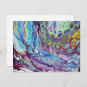 抽象芸術流動芸術 ポストカード (正面/裏面)