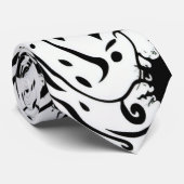 抽象芸術流用液体インクブロ ネクタイ (ロール)