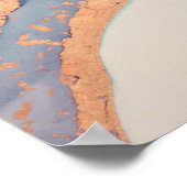 抽象芸術流絵画体芸術の背景 ポスター (角)