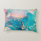 抽象芸術流絵画動芸術の背景  アクセントクッション (裏面)