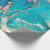 抽象芸術流絵画動芸術の背景 ラッピングペーパー (角)