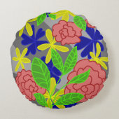 抽象芸術流 ラウンドクッション (裏面)