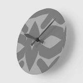 抽象芸術流 ラウンド壁時計 (傾斜)