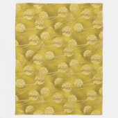 抽象芸術浮動ドット – シームレスパターン1 フリースブランケット (正面)