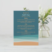 抽象芸術海ビーチ結婚式 メニュー (スタンド正面)