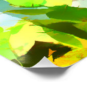 抽象芸術海山光沢ポスター ポスター (コーナー)