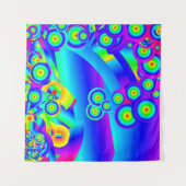 抽象芸術海波タペストリー タペストリー (正面(横))