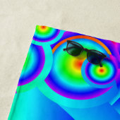 抽象芸術海波ビーチタオル ビーチタオル (インサイチュ)