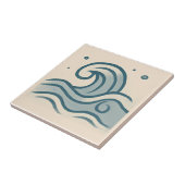 抽象芸術海波ミニマリストタイル タイル (側面)