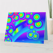 抽象芸術海波 カード (裏面)