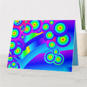 抽象芸術海波 カード (正面)