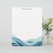 抽象芸術海波 レターヘッド (スタンド正面)