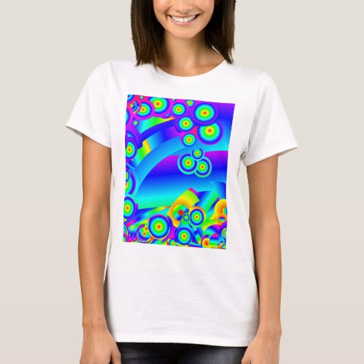 抽象芸術海波 Tシャツ (正面)
