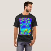 抽象芸術海波 Tシャツ (正面フル)