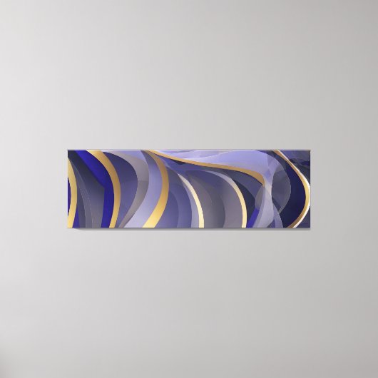 抽象芸術海鮮破波07 キャンバスプリント (正面)