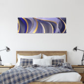 抽象芸術海鮮破波07 キャンバスプリント (インサイチュ (寝室))