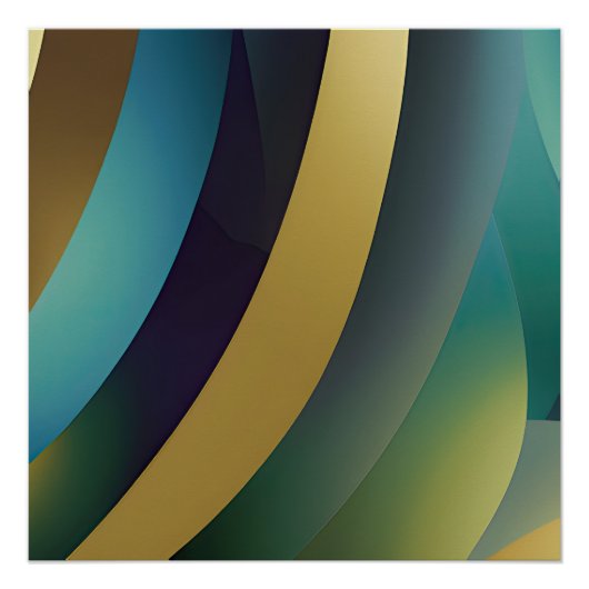 抽象芸術海鮮破波30 ポスター (正面)