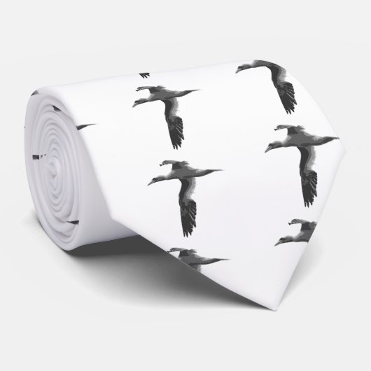 抽象芸術海鳥 ネクタイ (ロール)