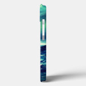 抽象芸術海・冬の風景芸術 Case-Mate iPhoneケース (裏面 / 左)