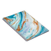 抽象芸術海- ARTナチュラル・ラグジュアリー。スタイル ノートブック (右側)