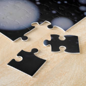 抽象芸術液の中の星の誕生 ジグソーパズル (側面)