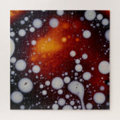 抽象芸術液の中の星の誕生 ジグソーパズル (横)