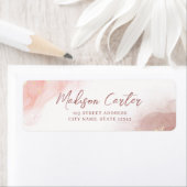 抽象芸術液アルコールインク差出人住所ラベル ラベル (インサイチュ)