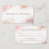 抽象芸術液アルコールインク 紹介カード (正面/裏面)