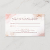 抽象芸術液アルコールインク 紹介カード (裏面)