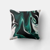 抽象芸術液エレガント液大理石流テクスチャ クッション (裏面)