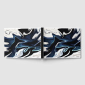 抽象芸術液エレガント液大理石流テクスチャ ゲストブック (全面)