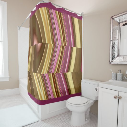 抽象芸術液エレガント液大理石流テクスチャ シャワーカーテン (インサイチュ)