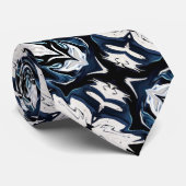 抽象芸術液エレガント液大理石流テクスチャ ネクタイ (ロール)