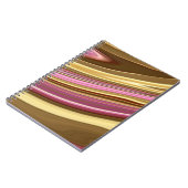 抽象芸術液エレガント液大理石流テクスチャ ノートブック (左側)