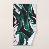 抽象芸術液エレガント液大理石流テクスチャ バスタオルセット (ハンドタオル)