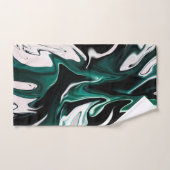 抽象芸術液エレガント液大理石流テクスチャ バスタオルセット (ハンドタオル)