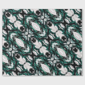 抽象芸術液エレガント液大理石流テクスチャ ラッピングペーパー (フラット)