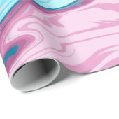 抽象芸術液エレガント液大理石流テクスチャ ラッピングペーパー (ロールコーナー)