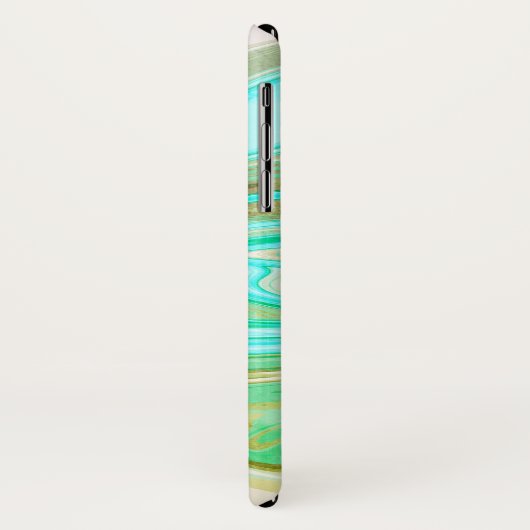 抽象芸術液エレガント液大理石流テクスチャ Case-Mate iPhoneケース (裏面/左)